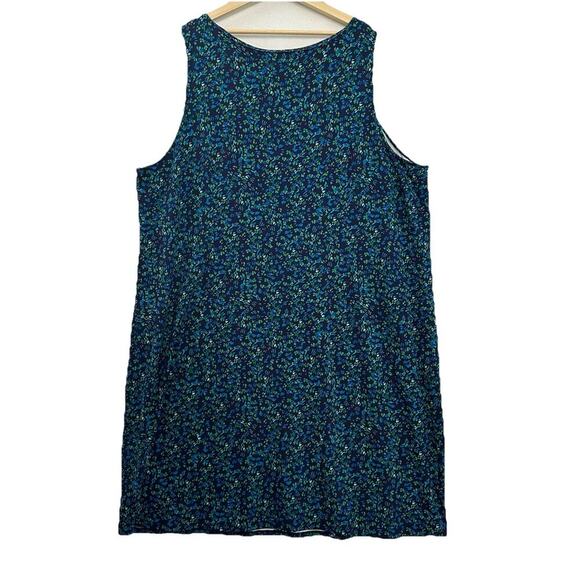Isaac Mizrahi Live Shift Dress Womens 4XT Blue Confetti Print Stretch Office - Picture 5 of 11